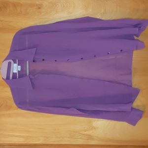 Loft silk button down